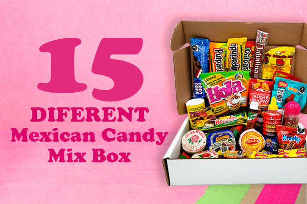 15 Different Mexican Candy Mix Box
